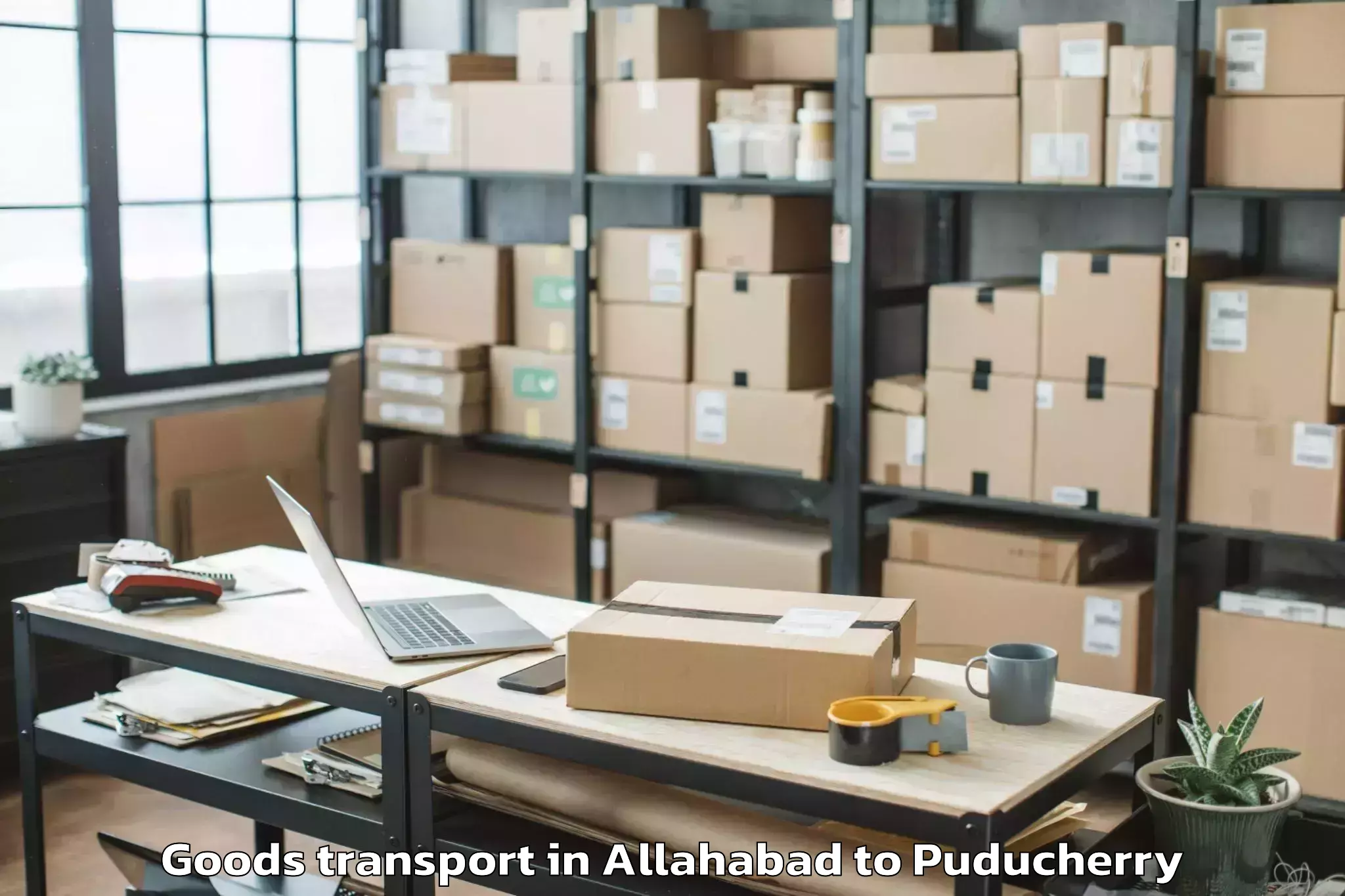 Book Allahabad to Yanam Goods Transport Online